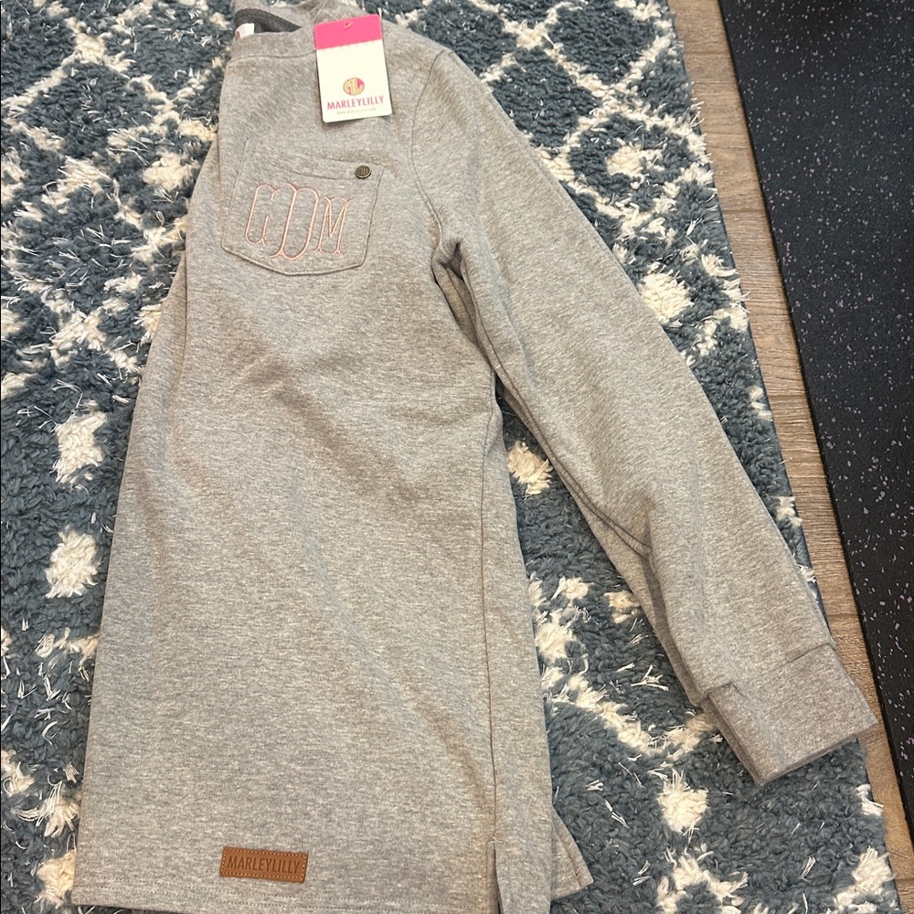 Gray Long Sleeve Sweatshirt by Marley Lilly